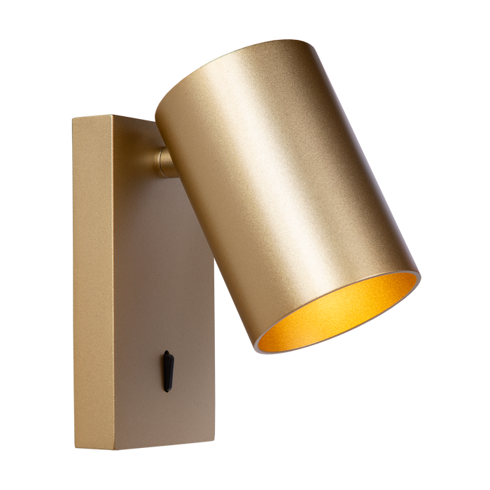 Atmooz Nuo - Goud - Metaal - Kantelbare Spot met Schakelaar