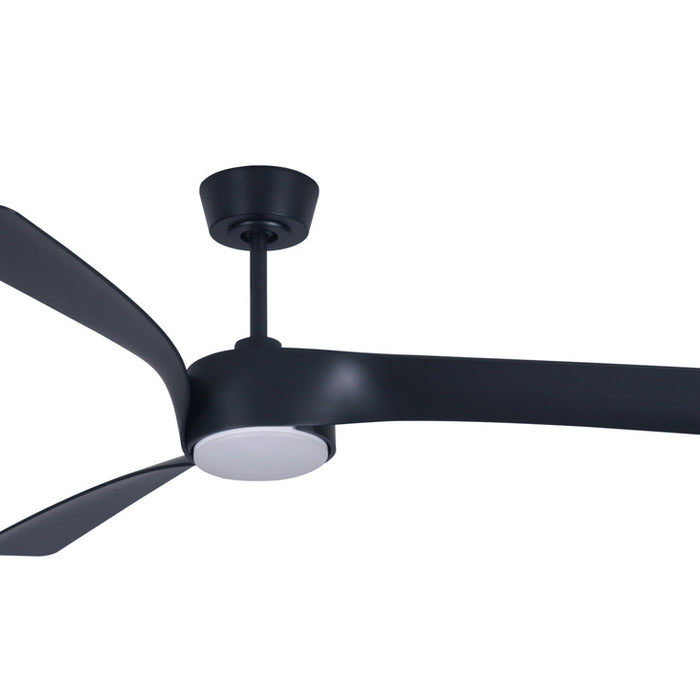 Lucci Air Plafondventilator Line Zwart Ø 132cm Incl. Lamp &