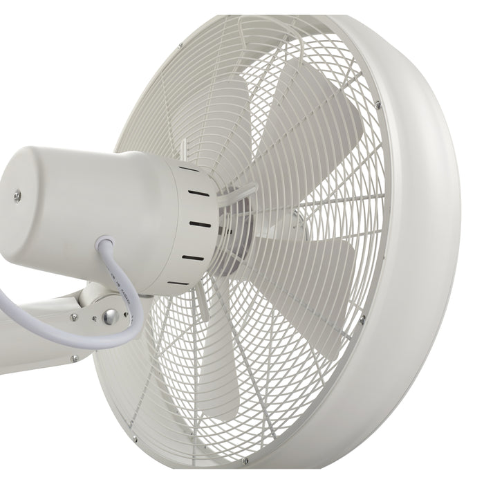 Lucci Air Wandventilator Breeze Wit Ø 46cm incl. Afstandsbediening