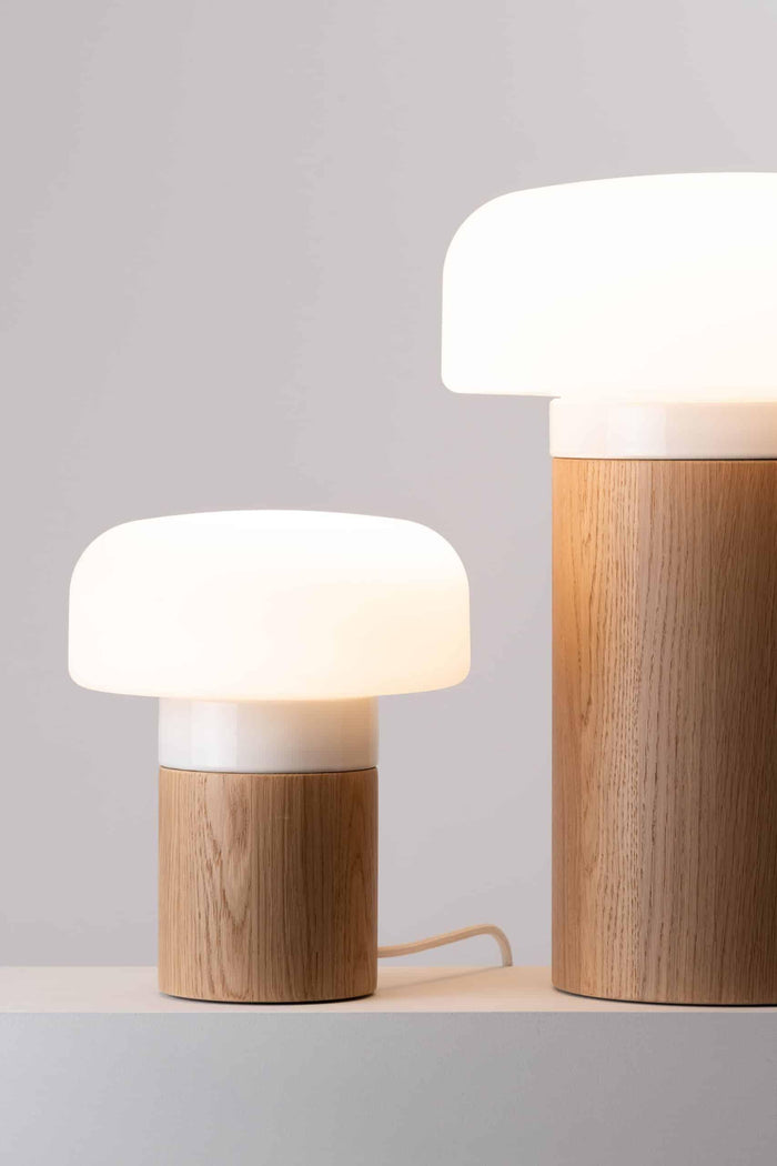 Ifö Electric Solenne 250|300 tafellamp LED Ø25 naturel|zwart