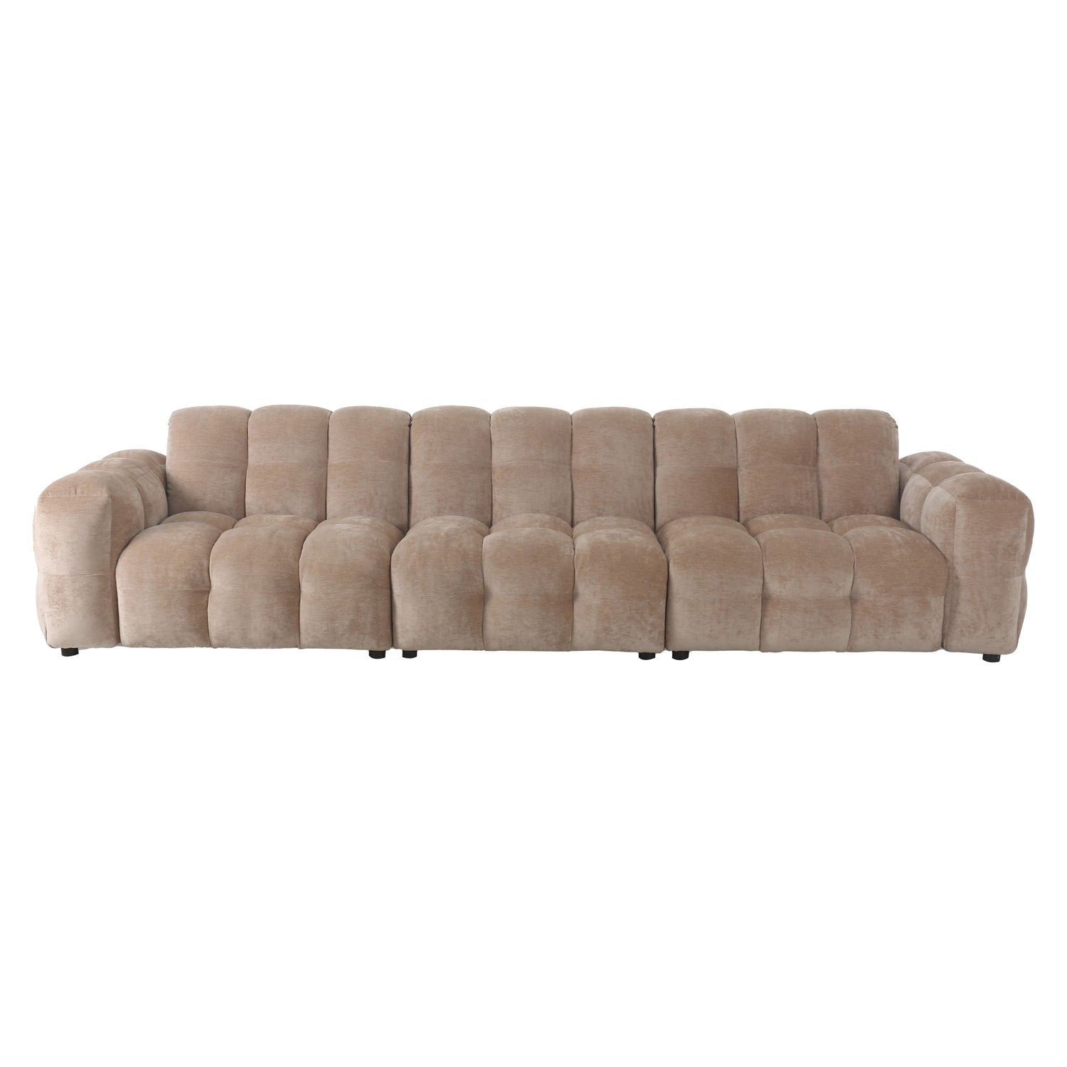 Dutchbone Hackman 4,5-zitsbank Velours Beige