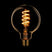 ETH Globe 95mm Filament spiraal LED 4w E27 240v 2200k dimbaar goud