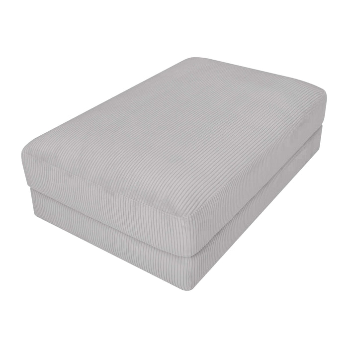 by fonQ Snug Hocker - Rib - Lichtgrijs