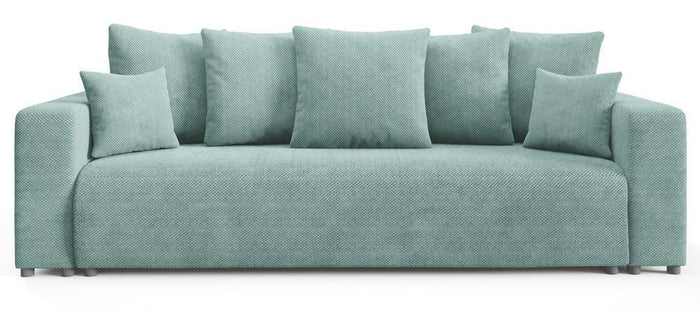 NADUVI Collection Slaapbank Laurel chenille met opbergruimte