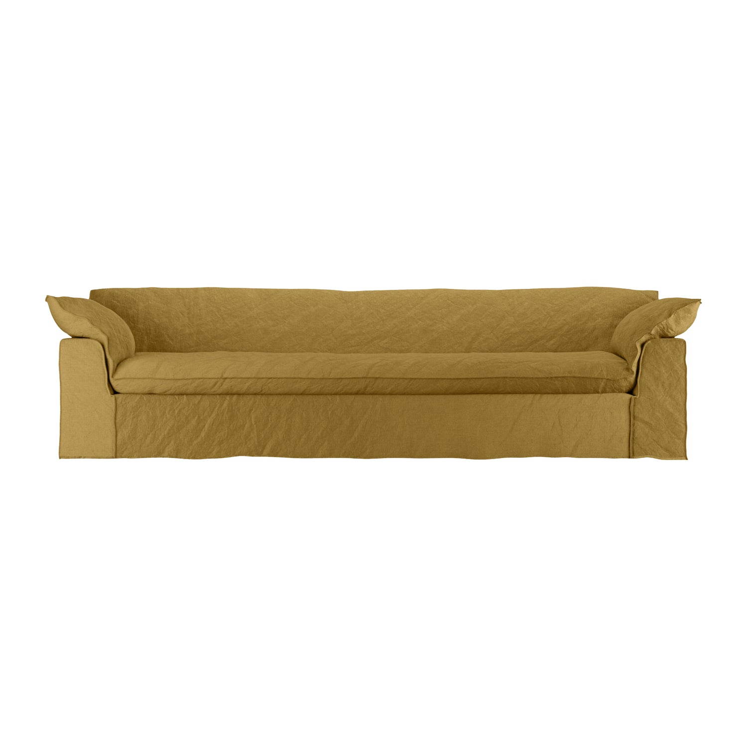 HKliving Nomad 5-zitsbank - Linnen - Burnt Ochre