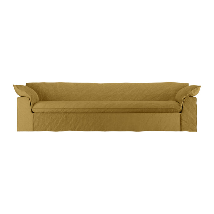 HKliving Nomad 5-zitsbank - Linnen - Burnt Ochre