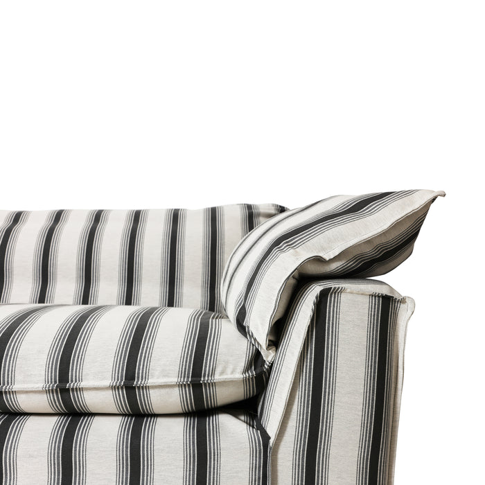 HKliving Nomad 3-zitsbank - Rocco - Chalkstripe