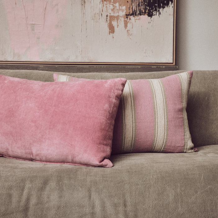 HKliving Velvet Sierkussen 40 x 60 cm - Rose