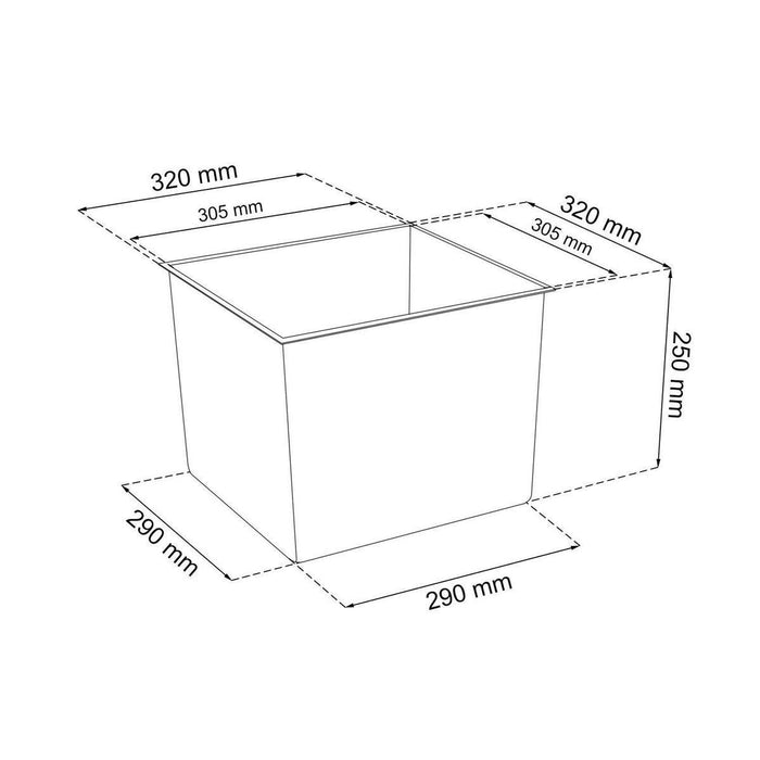 Prosperplast Bloempot Urbi - wit - kunststof - 61 cm