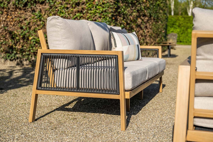 Garden Impressions San Capri loungeset 4-delig - light aluminium