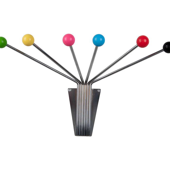 present time - Hat Rack Neptune Chrome w. Coloured Balls Large