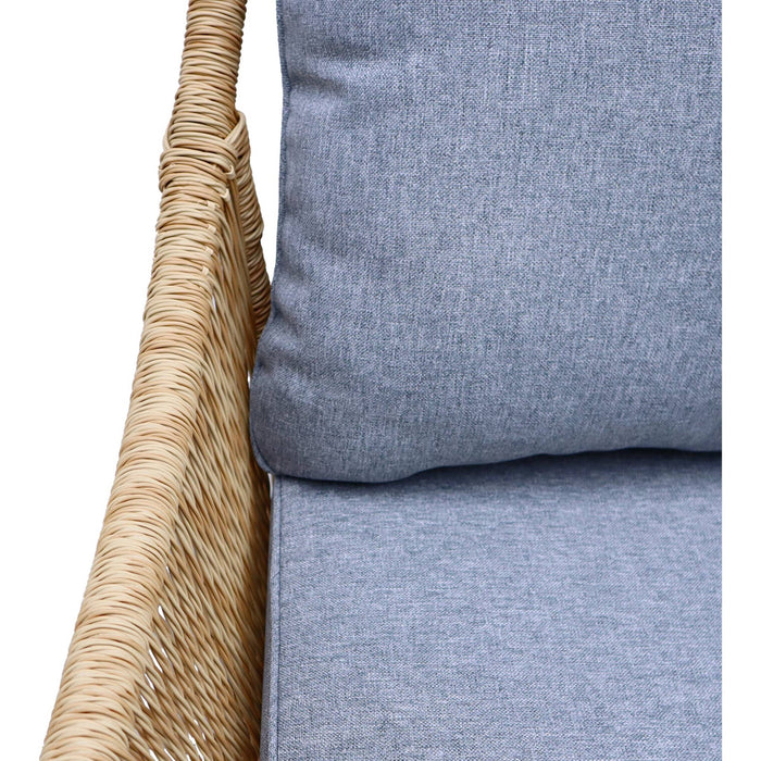 sweeek - Lage wicker loungeset 4 plaatsen - Kuta