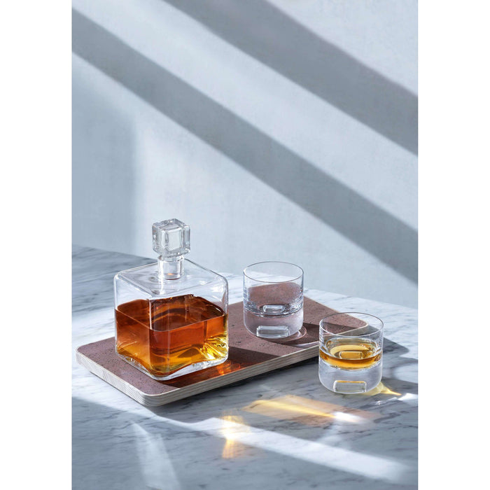 L.S.A. - Cask Whisky Connoisseur Set met Dienblad Set van 3 Stuks