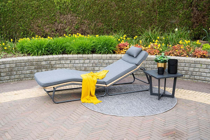 Ivy bijzettafel - 47,5x47,5xH42 cm - carbon black