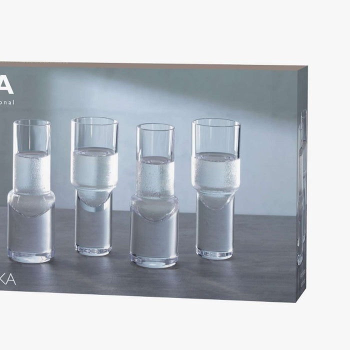 L.S.A. - Vodka Shotglas 50 ml Set van 4 Stuks