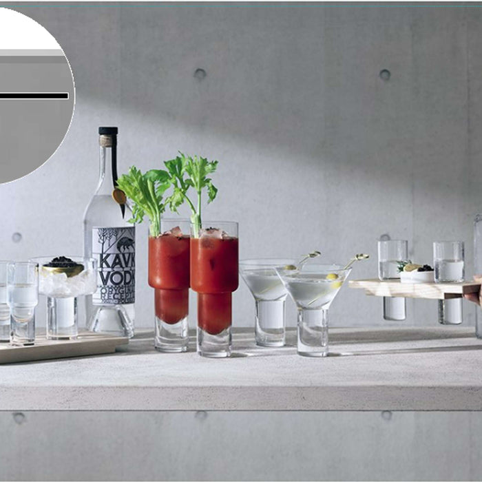 L.S.A. - Vodka Glas 400 ml Set van 2 Stuks