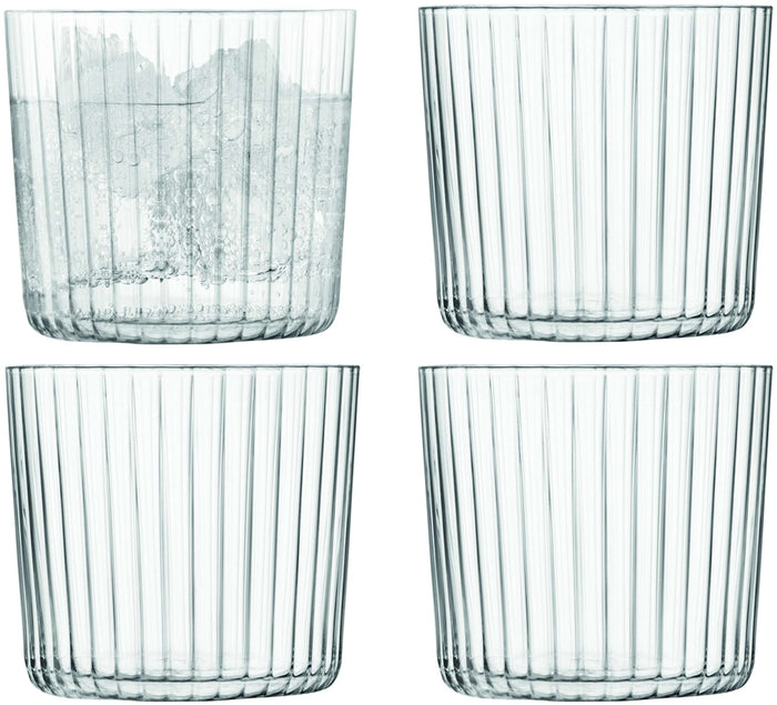L.S.A. - Gio Line Tumbler Glas 310 ml Set van 4 Stuks