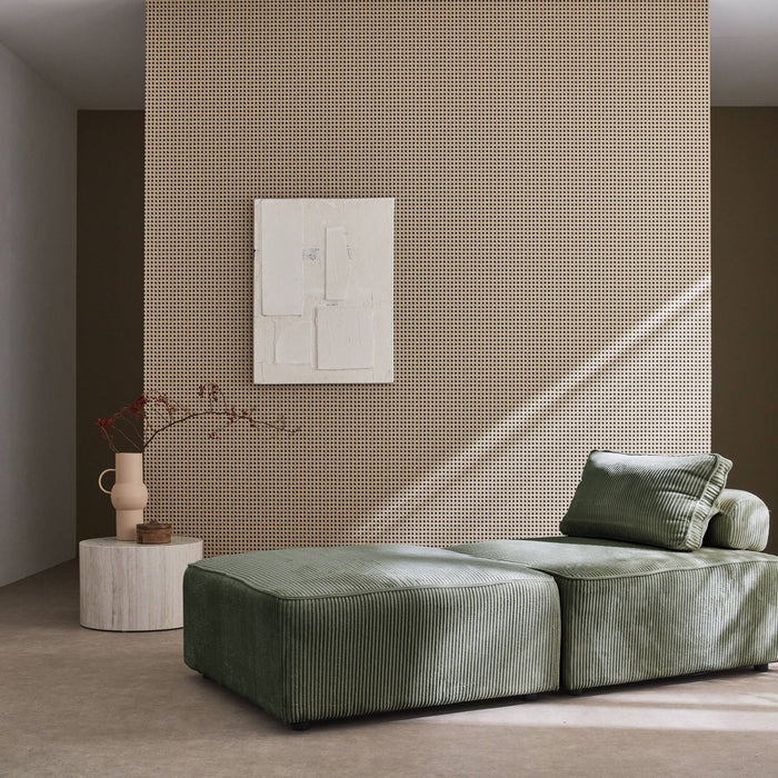 sweeek - Fauteuil voor modulaire bank ribfluweel (set van 2)