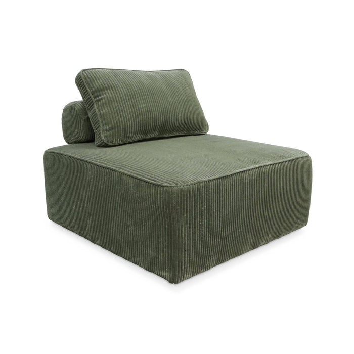 sweeek - Fauteuil voor modulaire bank ribfluweel (set van 2)