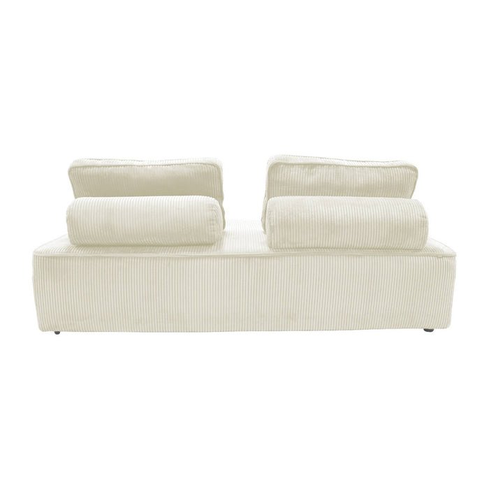 sweeek - Fauteuil in corduroy 2 zitplaatsen