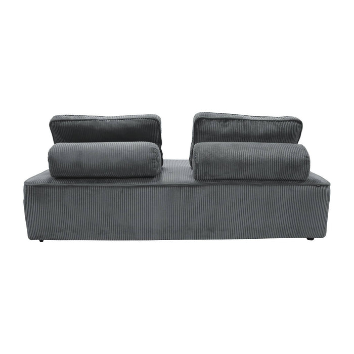 sweeek - Fauteuil in corduroy 2 zitplaatsen