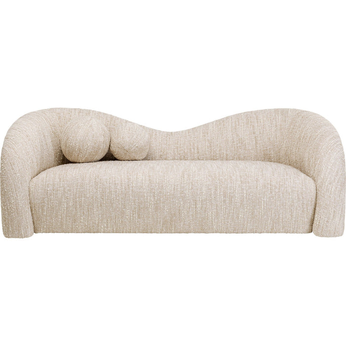 Sofa Livia Melange 2-Zits creme Kare Design