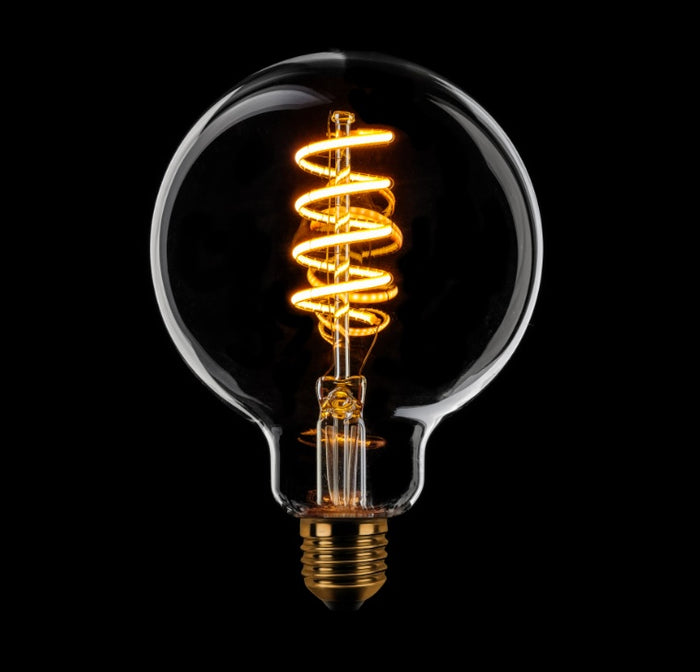 ETH Globe 95mm Filament spiraal LED 4w E27 240v 2200k dimbaar helder