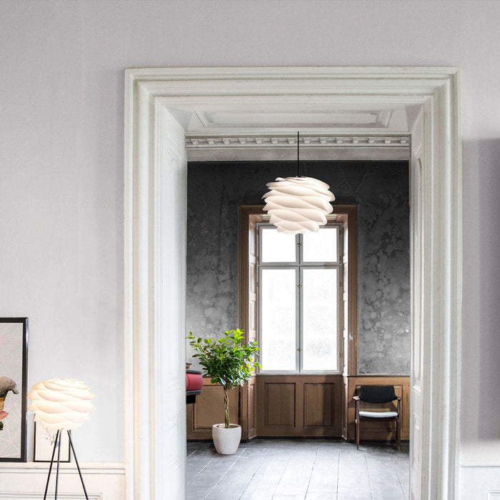 Umage Carmina Medium hanglamp white - met koordset zwart - Ø 48 cm