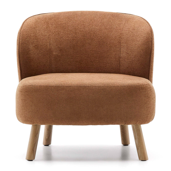 Kave Home Ulit Fauteuil - Chenille - Terracotta