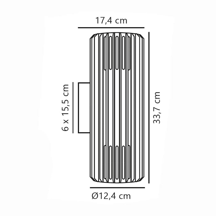 Nordlux Buitenlamp Aludra seaside 2 lichts wand zwart