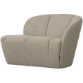 WOOOD Mojo 2-Zits Bankje Rechts - Bouclé - Beige Melange - 73x112x77