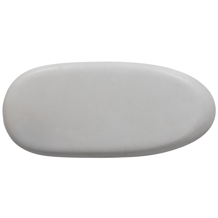 Vtwonen Pebble Salontafel - Betonlook - Wit - 28x100x43