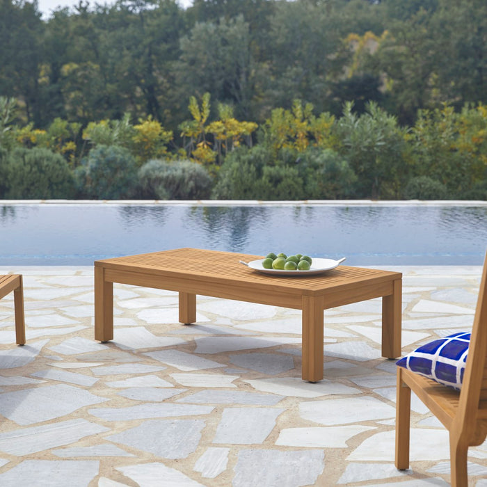 Tikamoon - Loungetafel in massief teakhout Teo