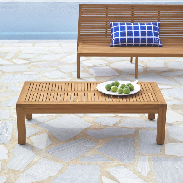 Tikamoon - Loungetafel in massief teakhout Teo