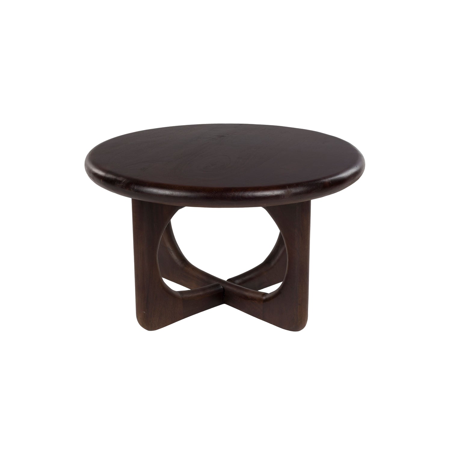 Housecraft Living Jani Salontafel Rond 60 cm Mangohout Bruin donker