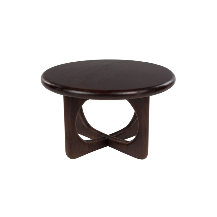 Housecraft Living Jani Salontafel Rond 60 cm Mangohout Bruin donker