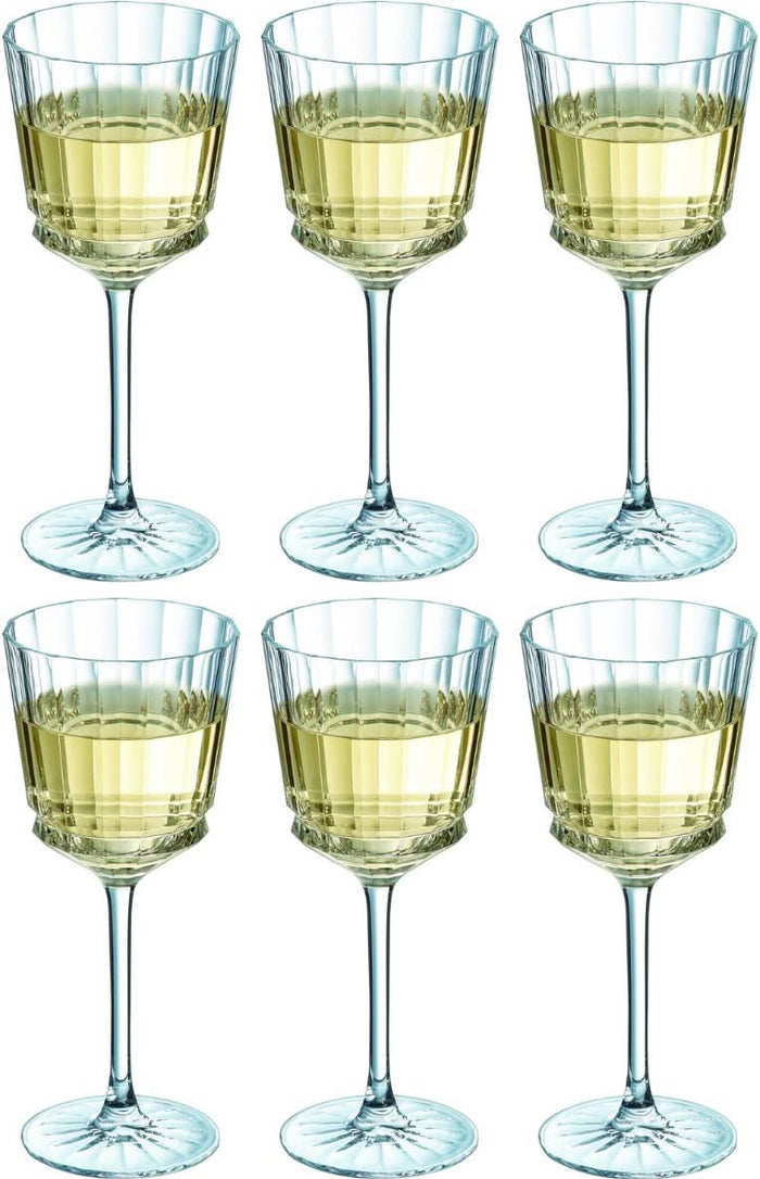 Cristal d'Arques Witte Wijnglazen Macassar - 250 ml - 6 stuks