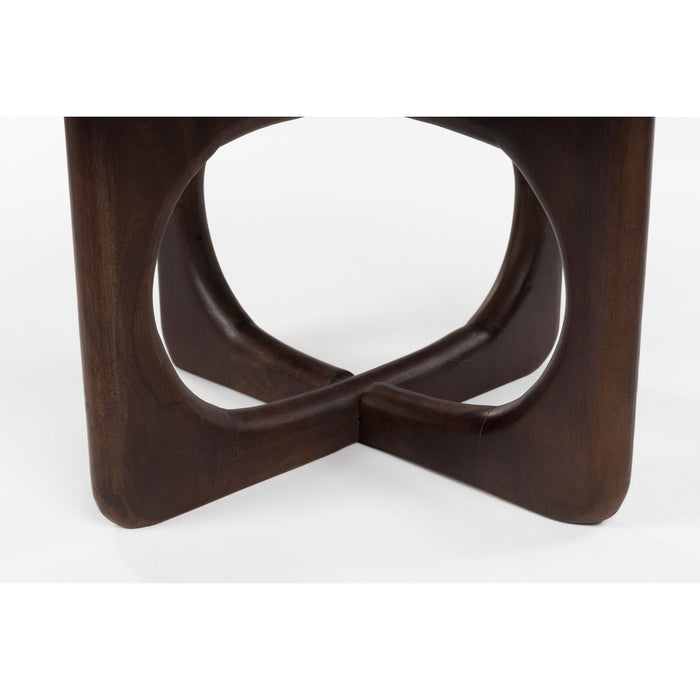 Housecraft Living Jani Salontafel Rond 60 cm Mangohout Bruin donker