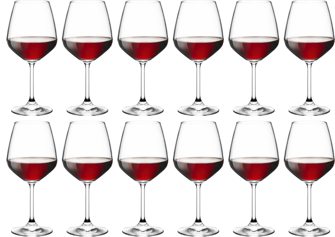 Bormioli Rocco Rode Wijnglazen Restaurant - 525 ml - 12 stuks