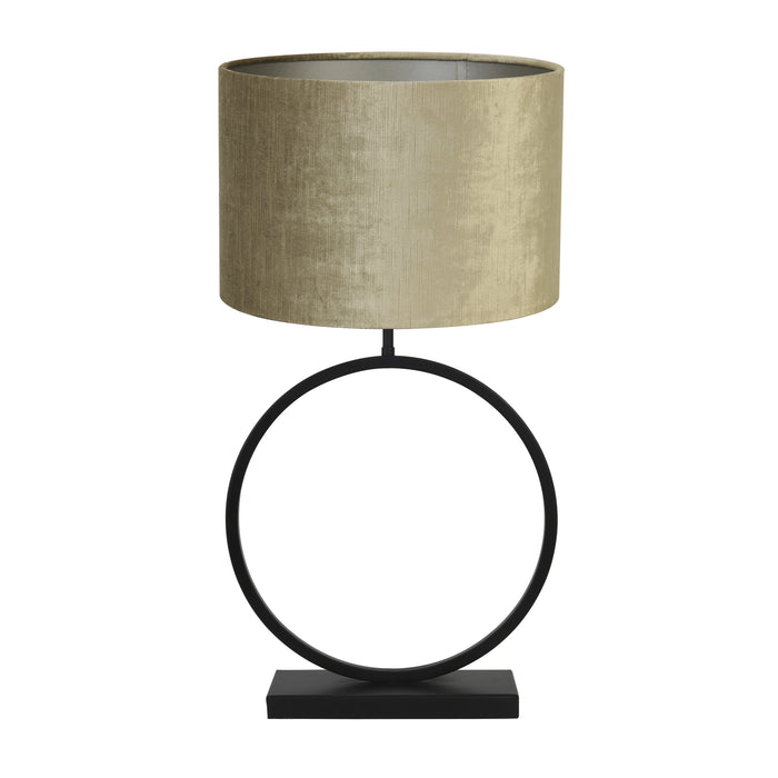 Light & Living Tafellamp Liva|Gemstone - Zwart|Brons - Ø40x78,5cm