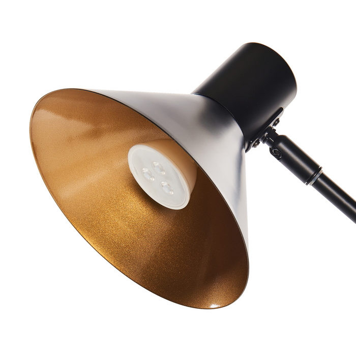 Beliani - PINKEEN - Tafellamp - Zwart - IJzer