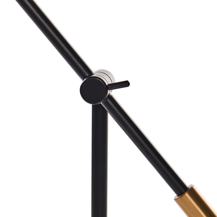 Beliani - PINKEEN - Tafellamp - Zwart - IJzer