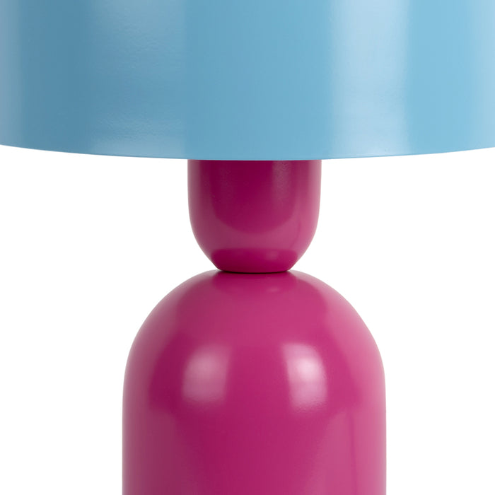 Leitmotiv - Tafellamp Double Funky - Bright pink & soft blue