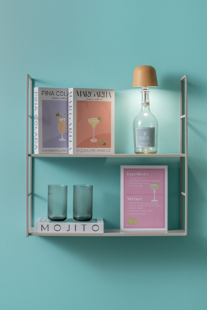 Leitmotiv - Bottle Lamp Cone Hat LED - Okergeel