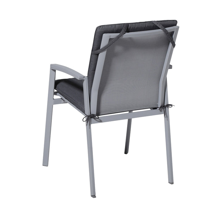 Madison -  Stapelstoelkussen Panama grey - Ca. 97x49 cm - Set van 4