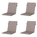 Madison -  Stapelstoelkussen Panama taupe - Ca. 97x49 cm - Set van 4