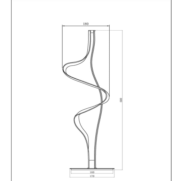 Lucide Premium LAMBADA Tafellamp - Mat Goud | Messing