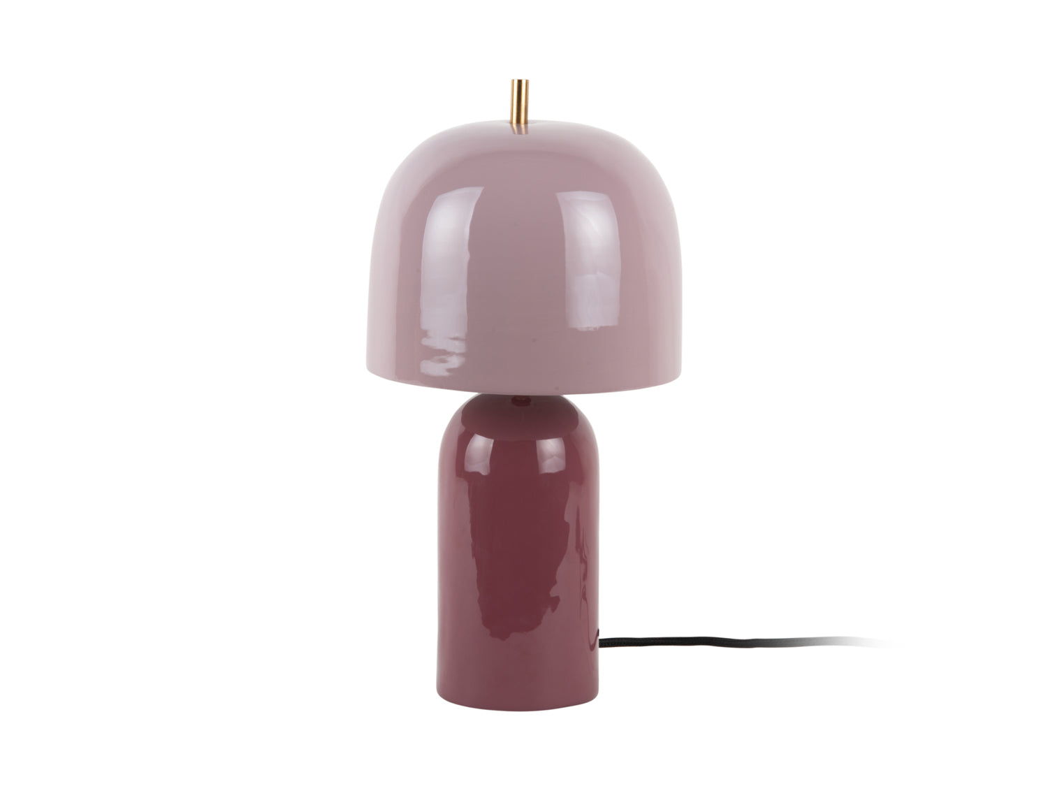 Leitmotiv - Tafellamp Rico - Dark mauve & soft lavender