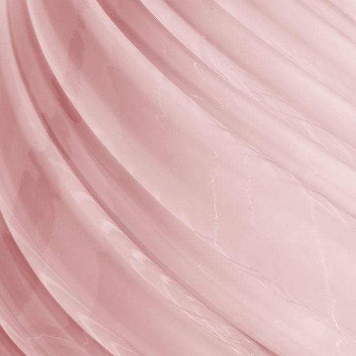 Beliani - LOBO - Tafellamp - Roze - Glas