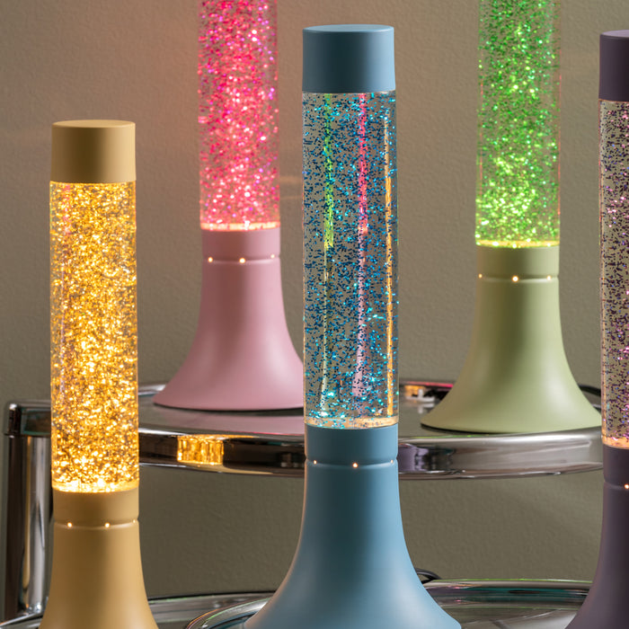 Leitmotiv - Tafellamp Astro Glitter - Zachtroze